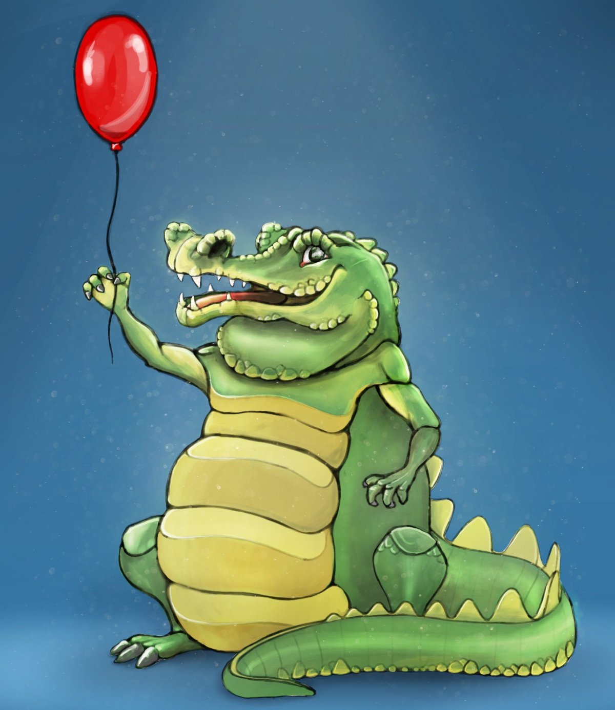 Крокодил арт