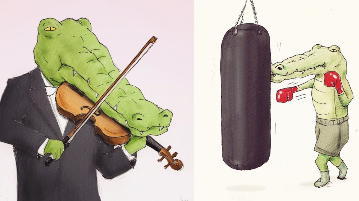 Крокодил комикс