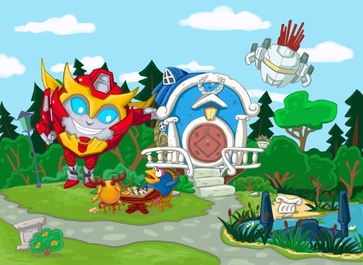 Домики смешариков