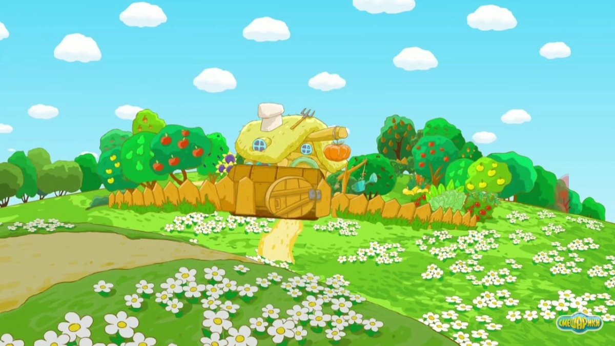 Смешарики дом Копатыча