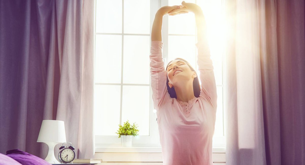 Девушка проснулась