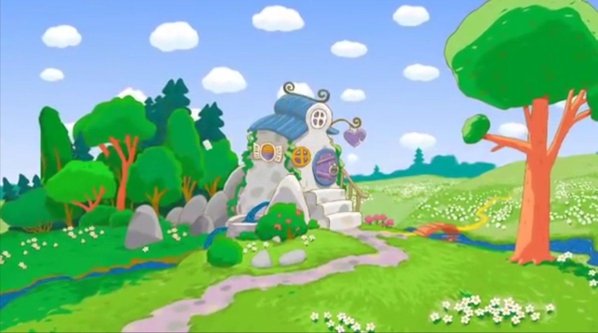 Смешарики домик Бараша Нюши