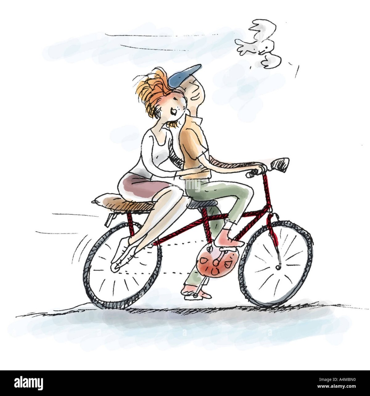 Кататься на велосипеде прикол