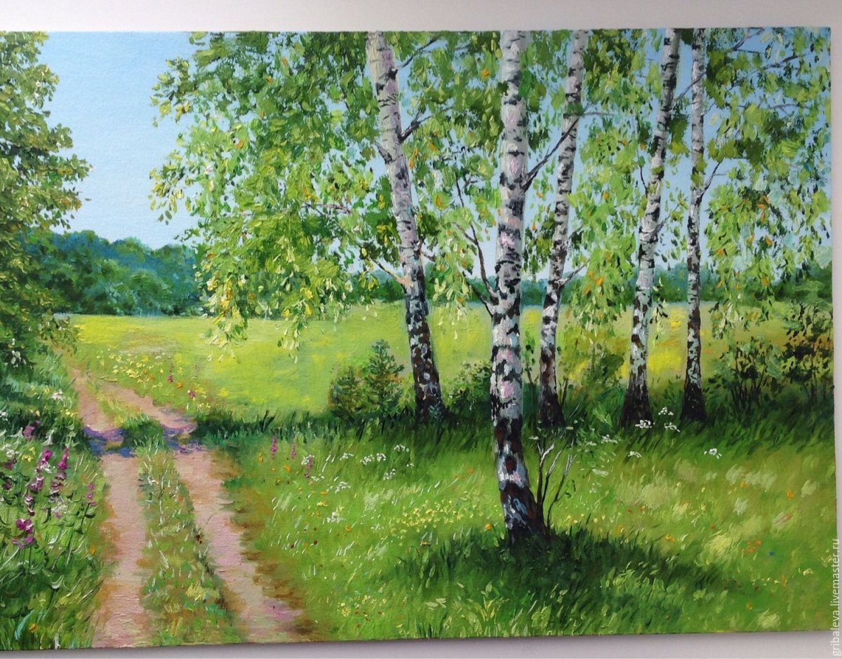 Живопись Ивана Бунина Берёзовая роща