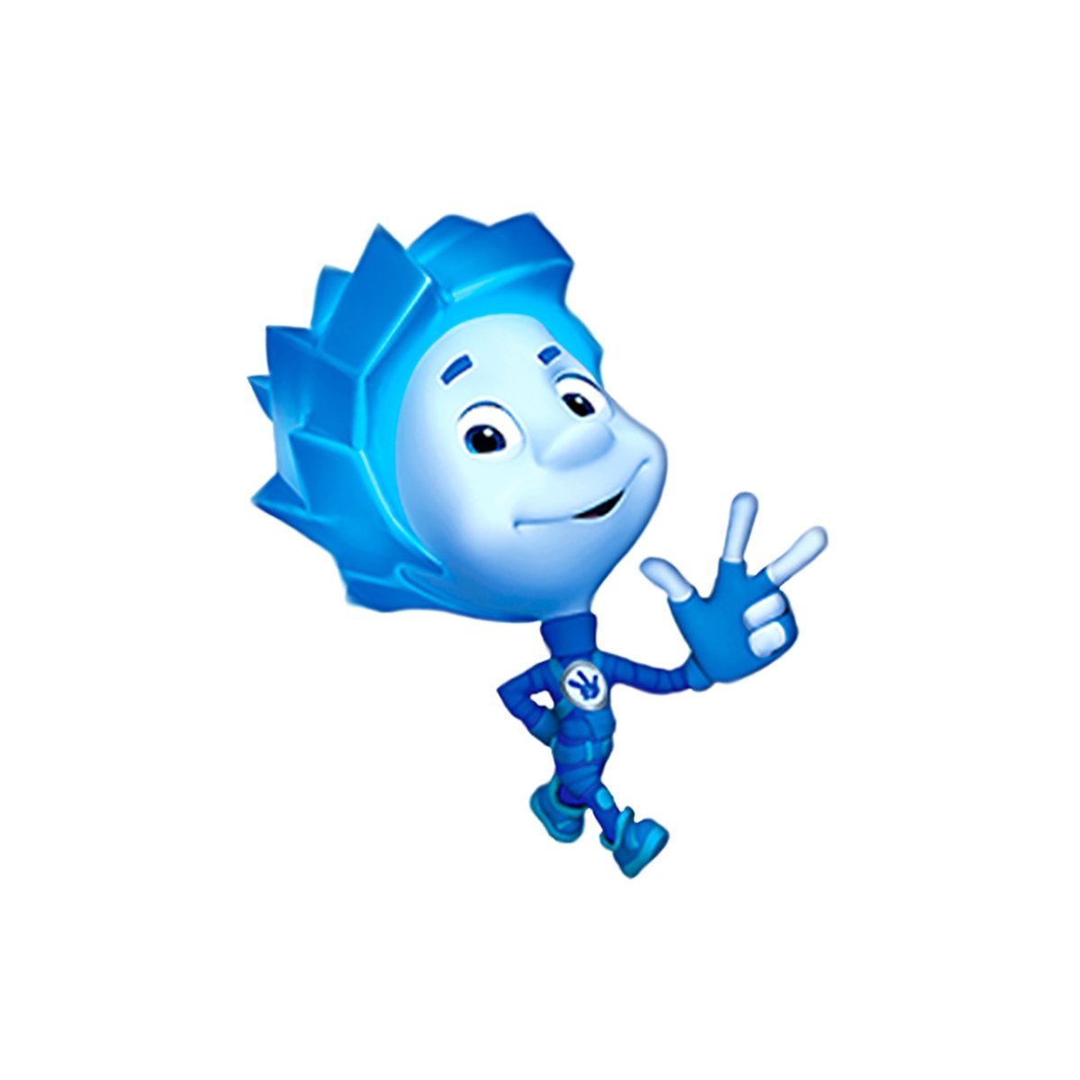 Нолик на белом фоне