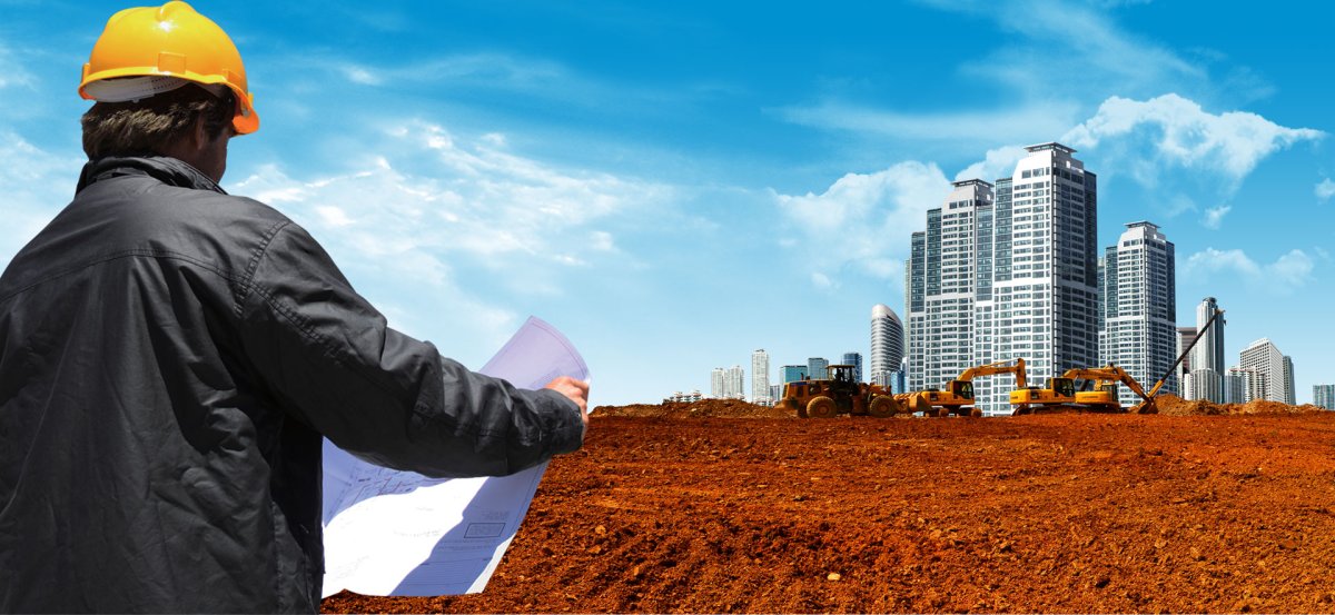 Стройка на закате