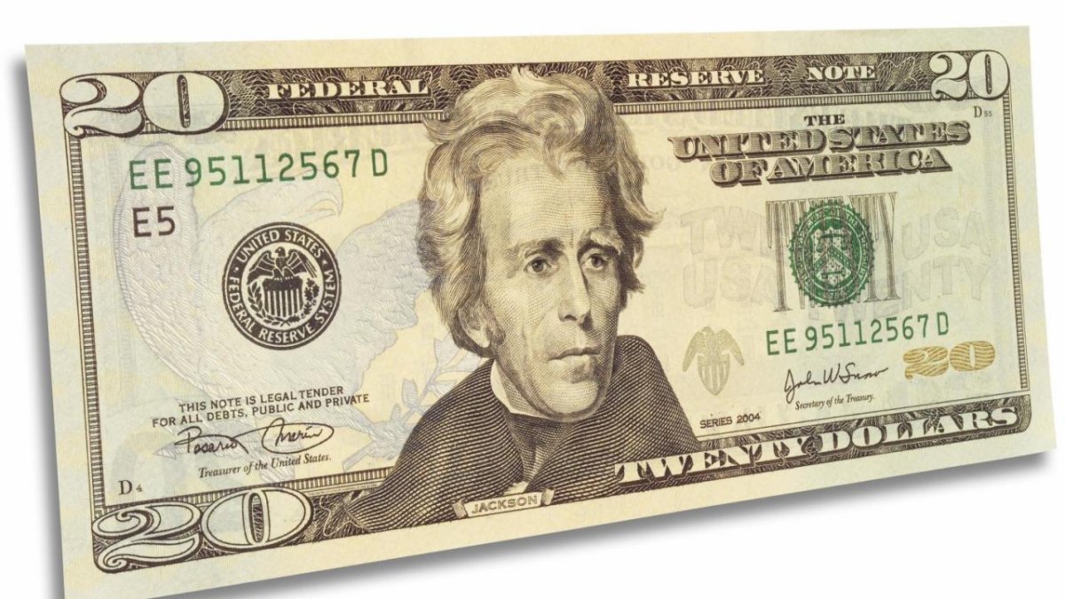 20 Долларовая купюра