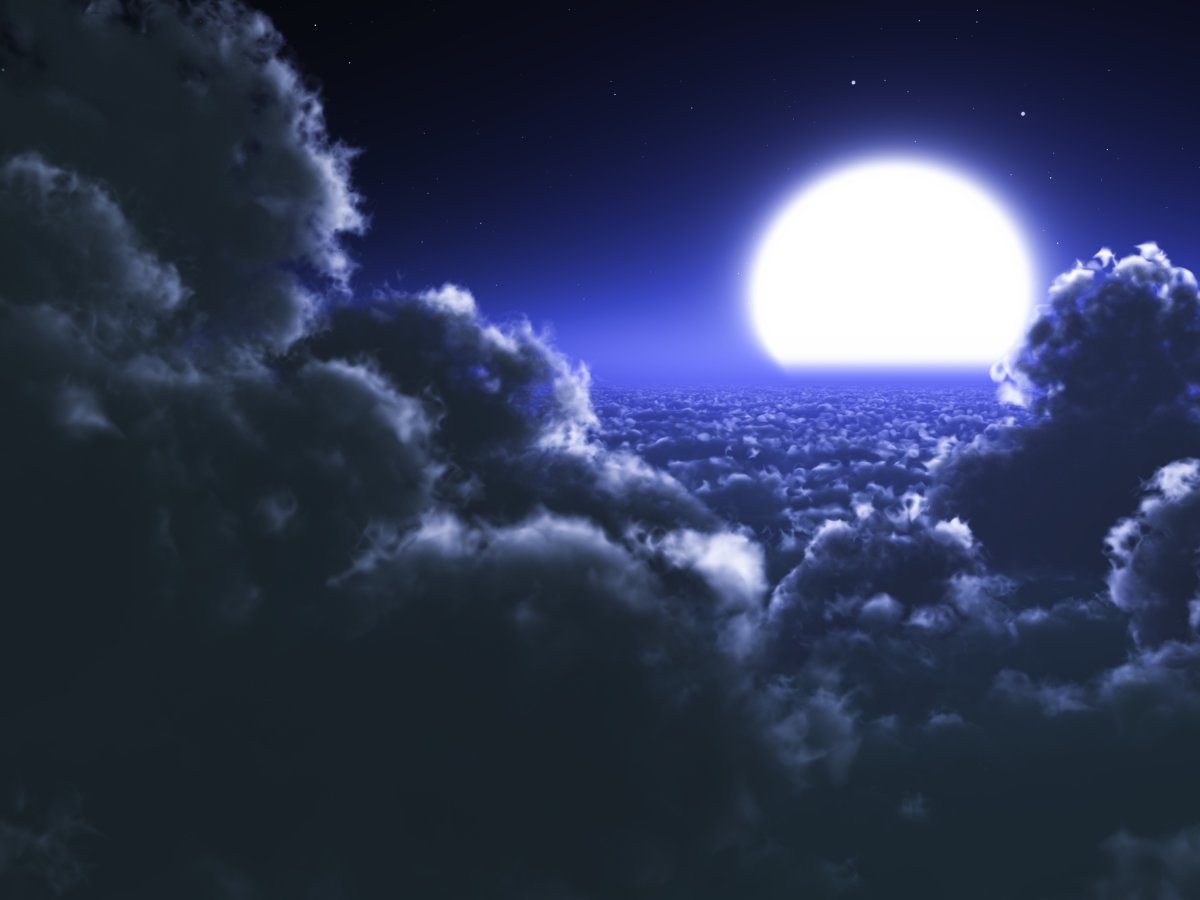 Облака ночью