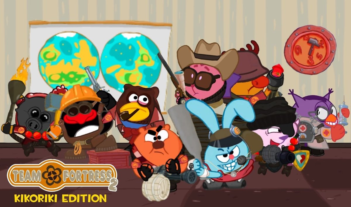 Смешарики тим фортресс 2