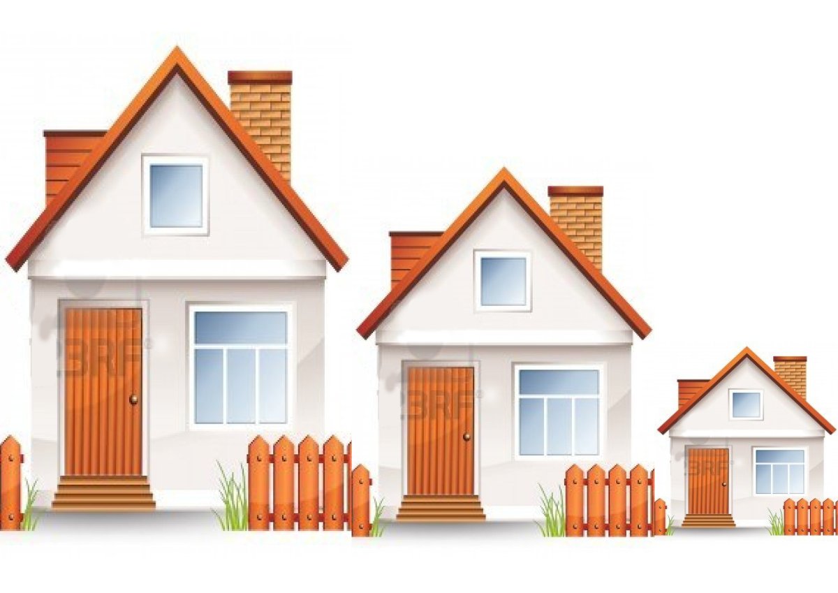 Большой и маленький домик