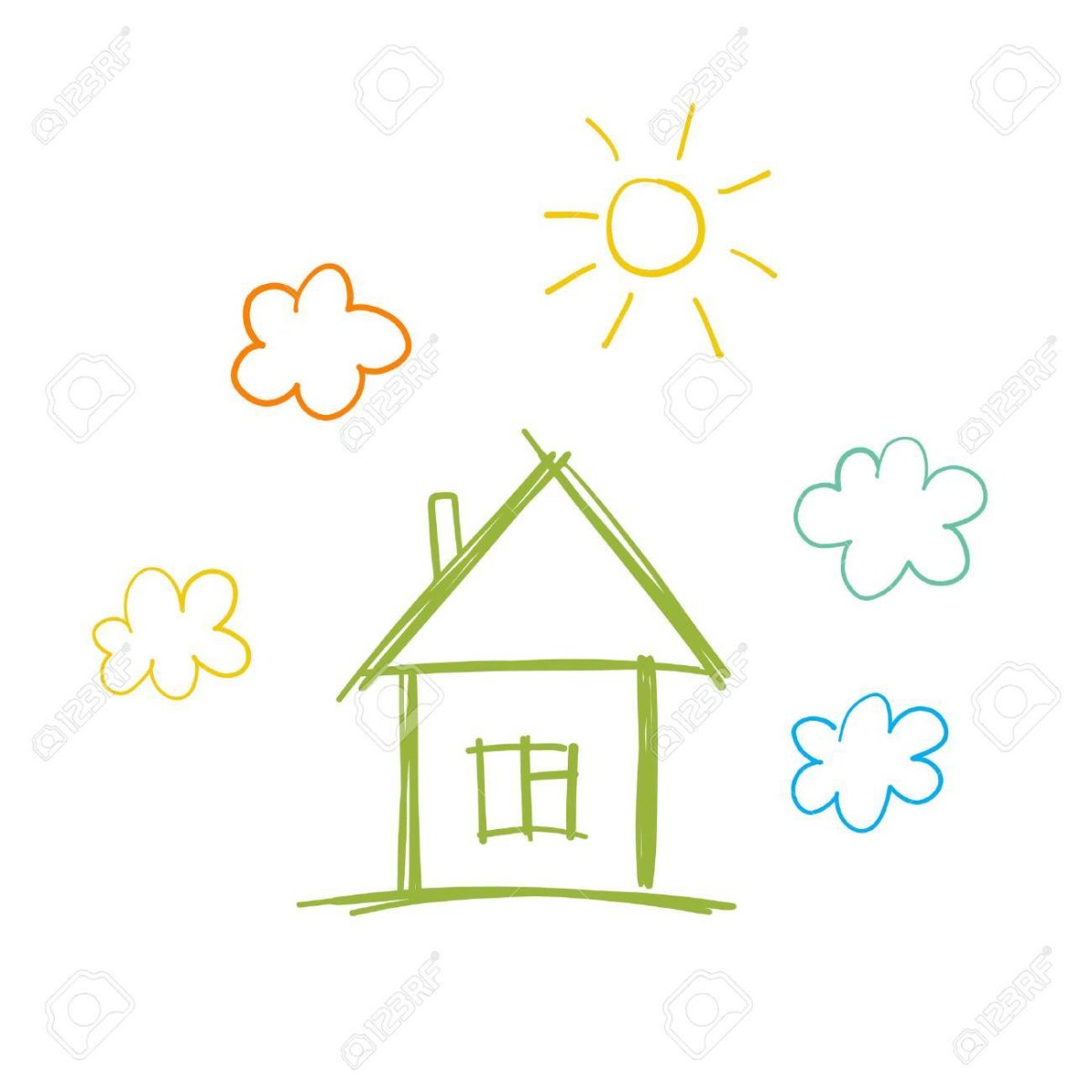 Домик с солнышком