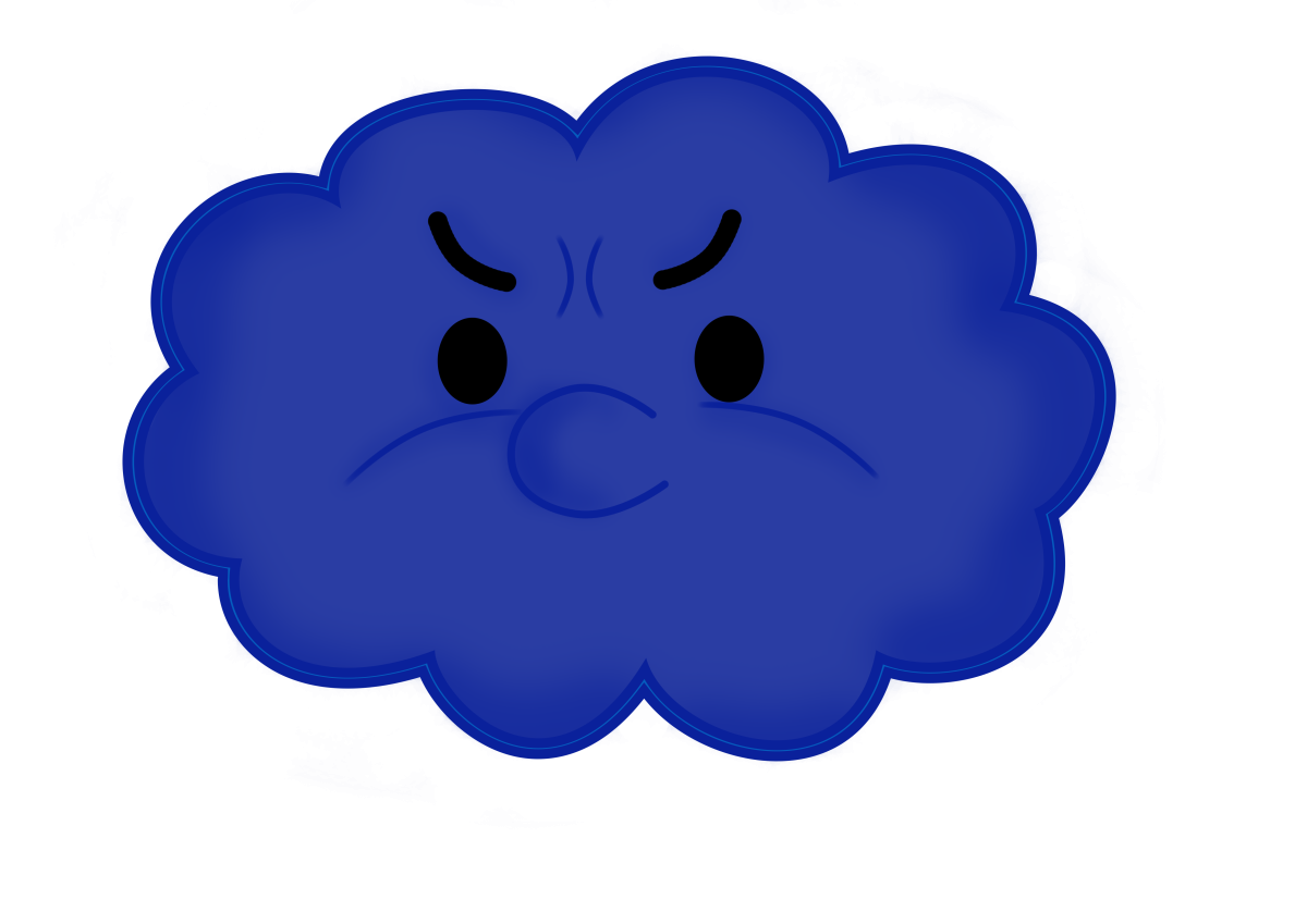 Тучка картинка для детей на прозрачном фоне