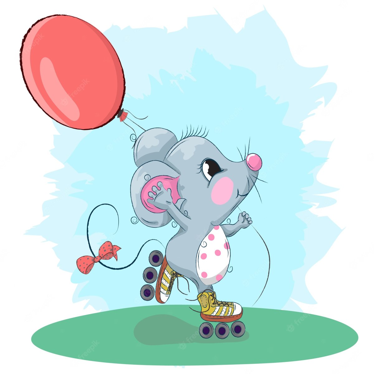 Мышь декоративная рисунок