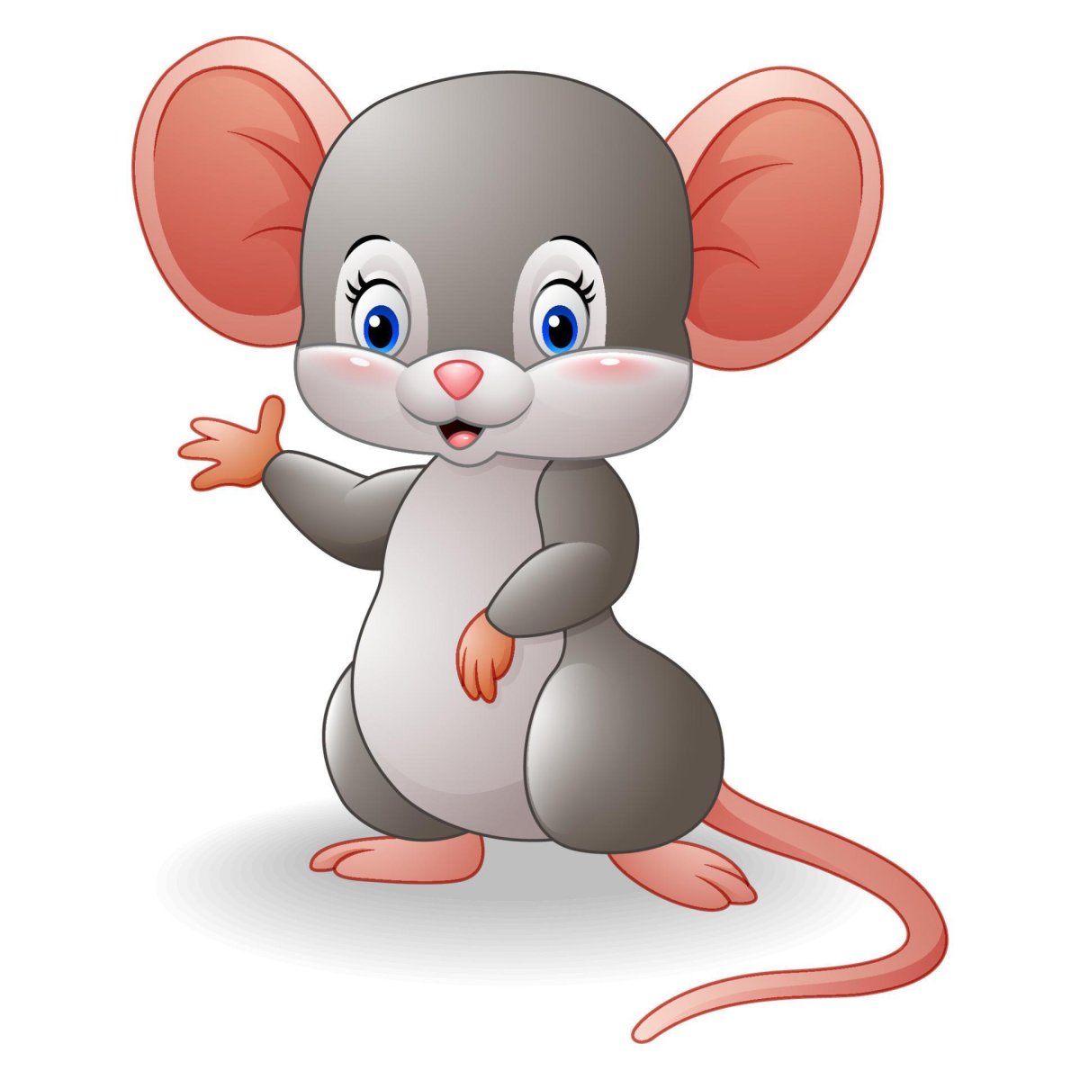 Мышонок рисунок