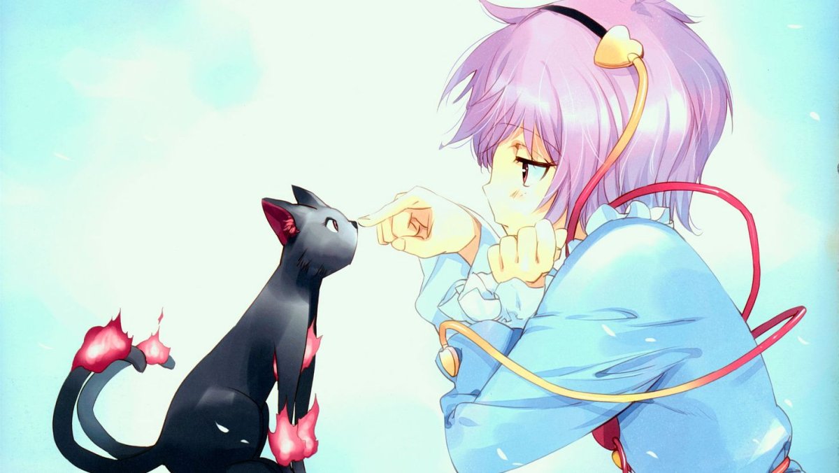 Аниме девушки кошки