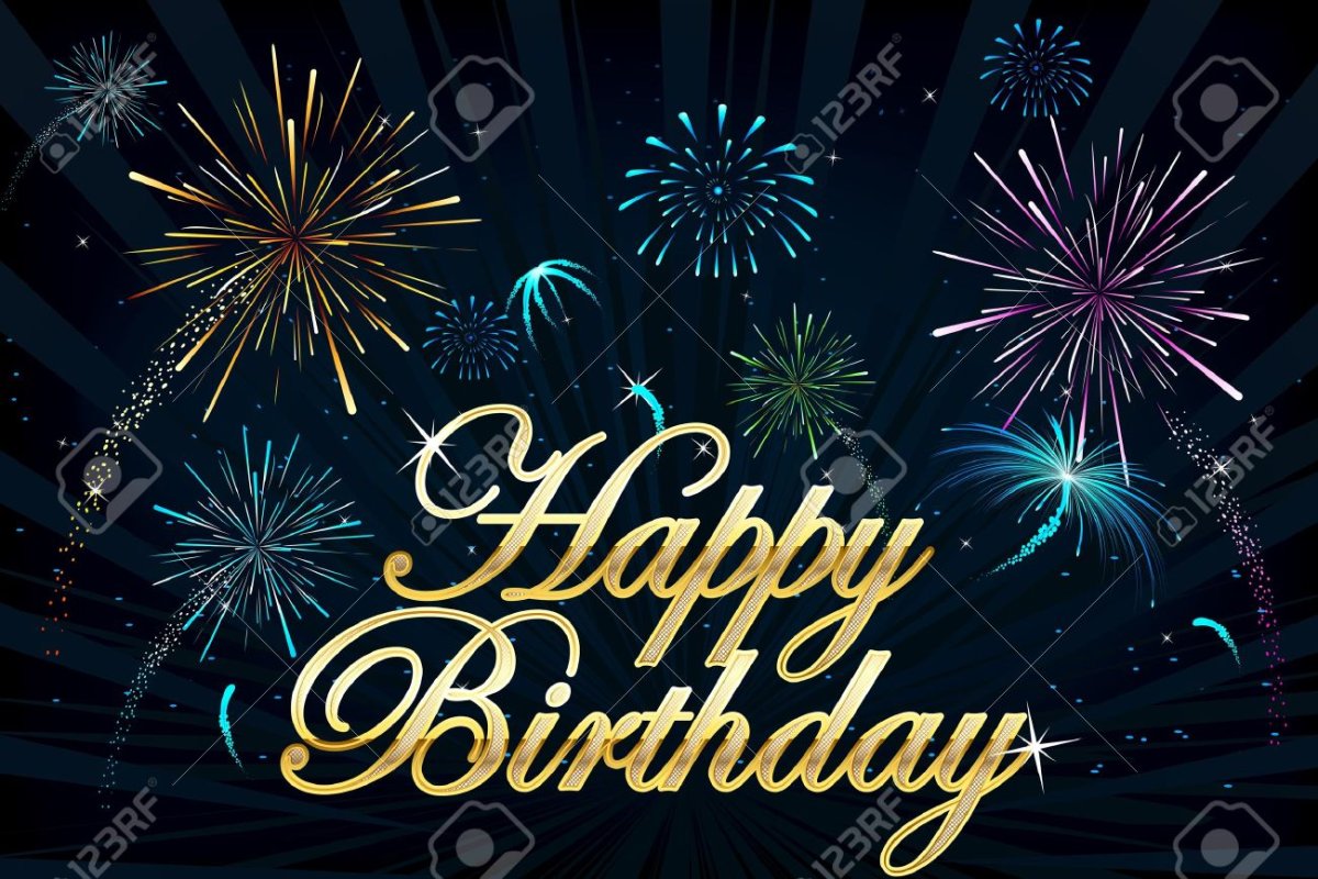 Фейерверк с днем рождения