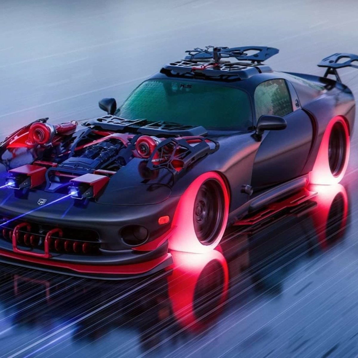 Крутая гоночная тачка