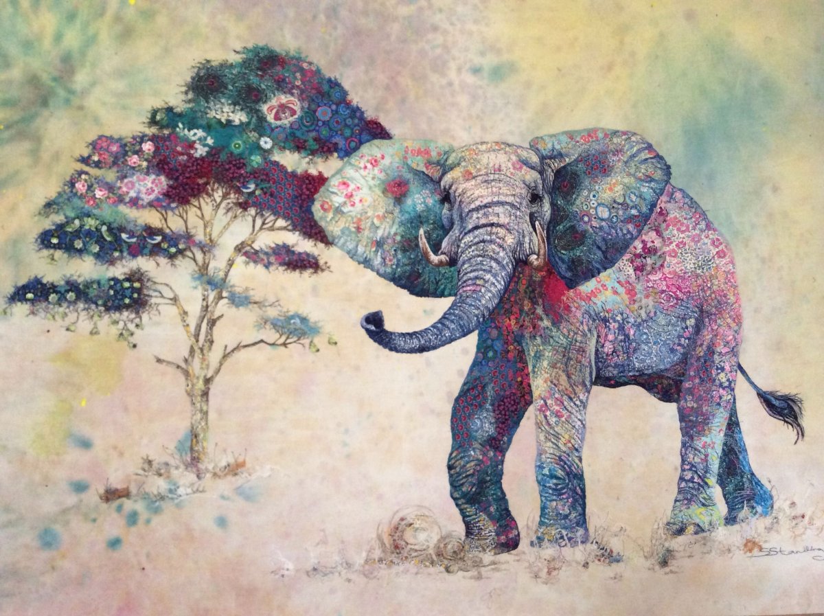 Индийские слоны Киплинг живопись