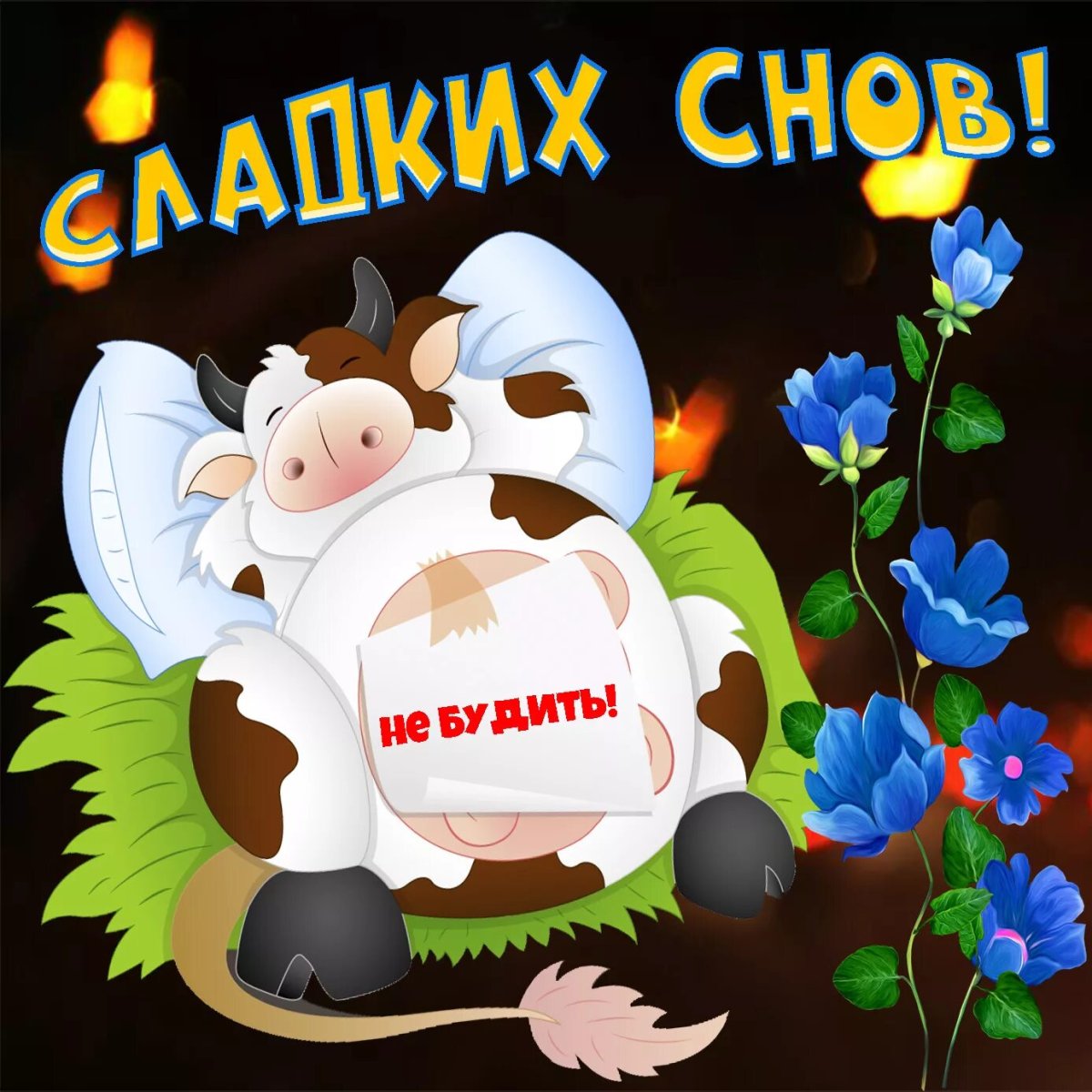 Спокойной ночи шутка