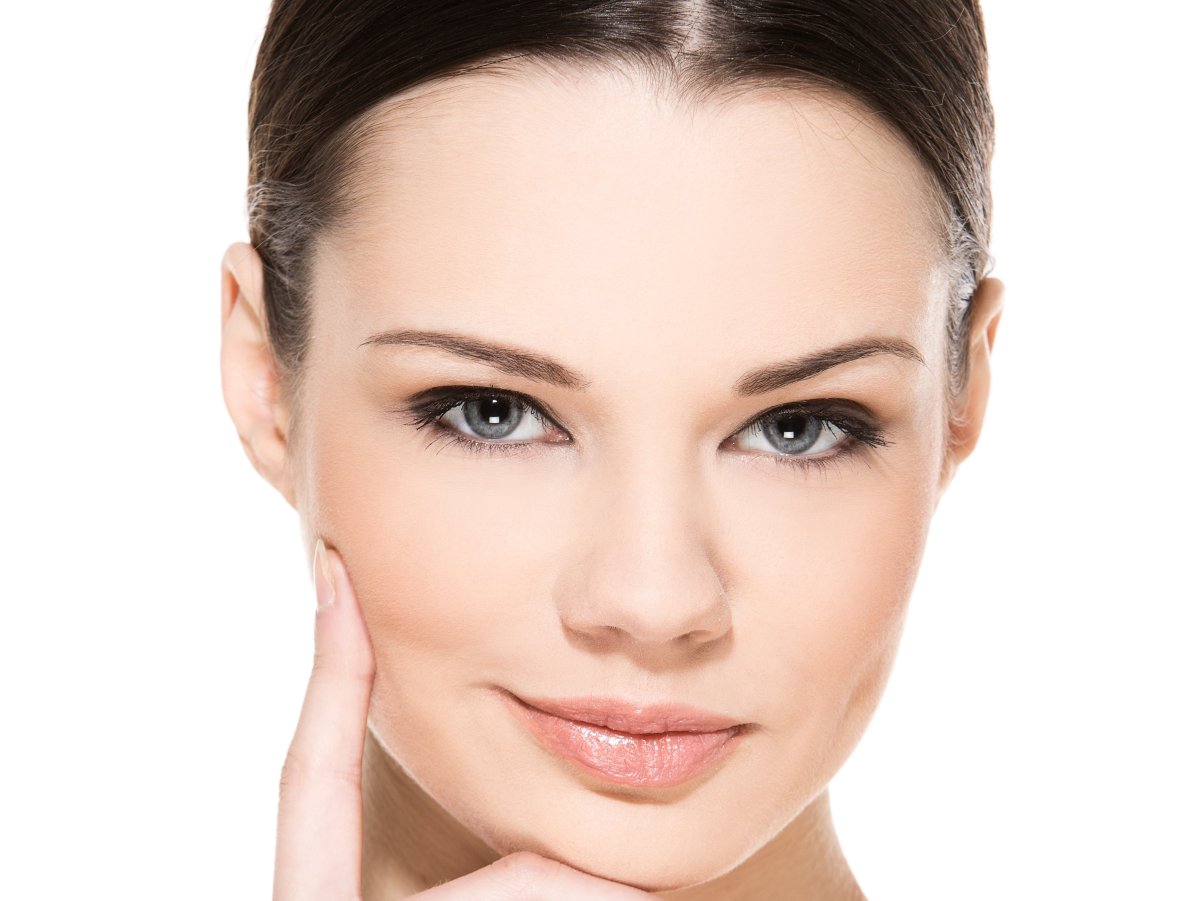 Лицо девушки