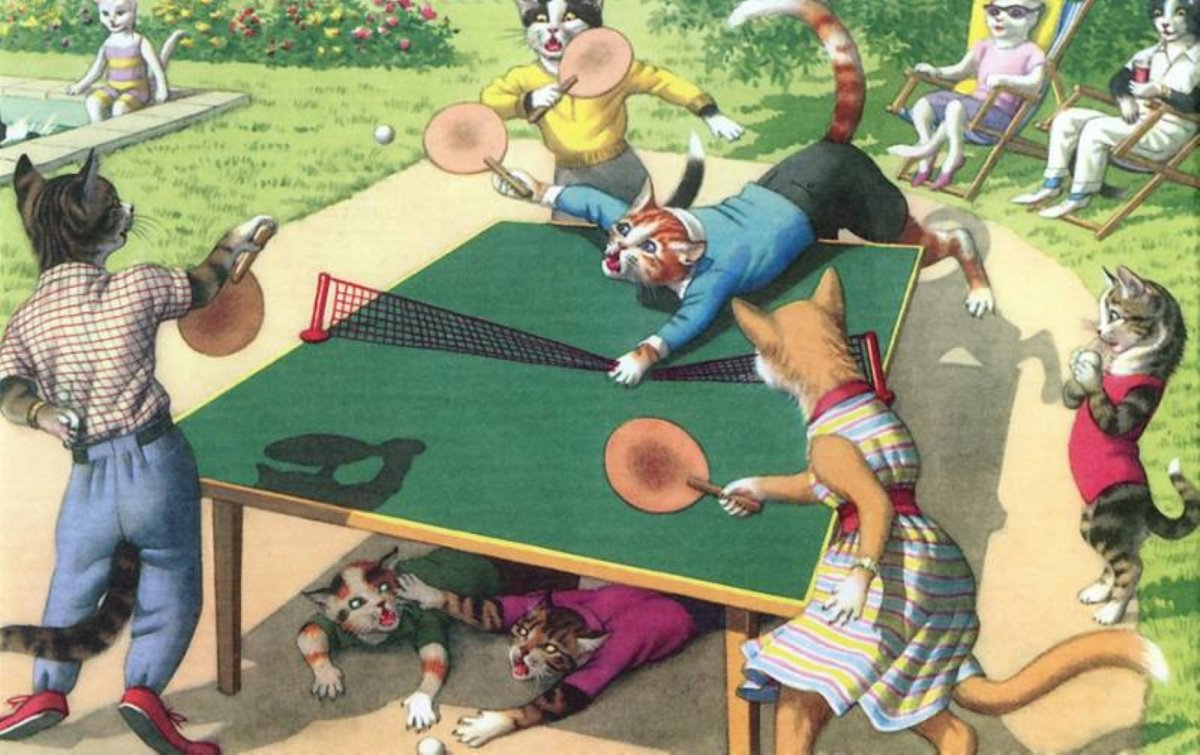 Настольный теннис юмор