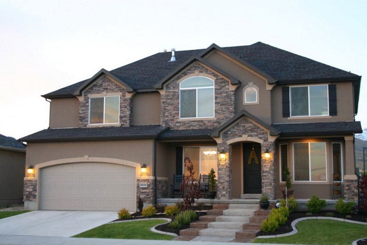 Красивые фасады домов