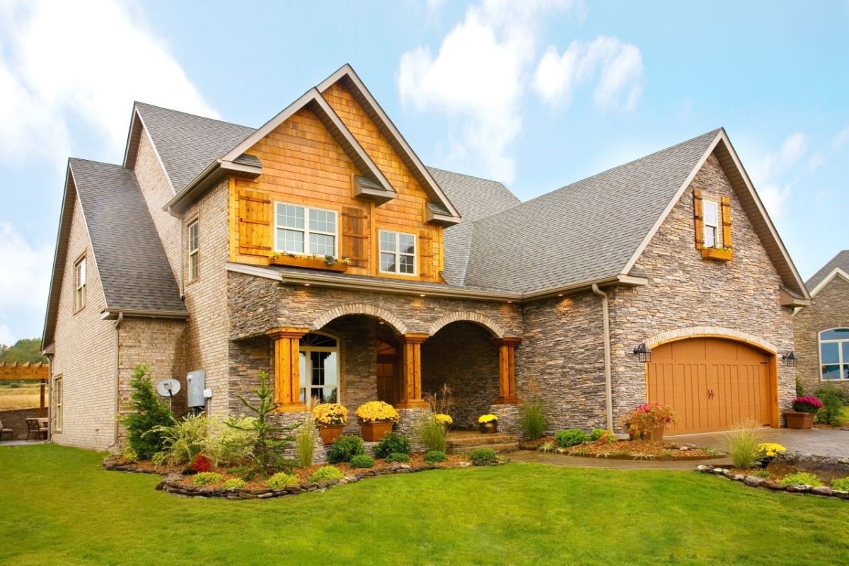 Дом в стиле Кантри экстерьер