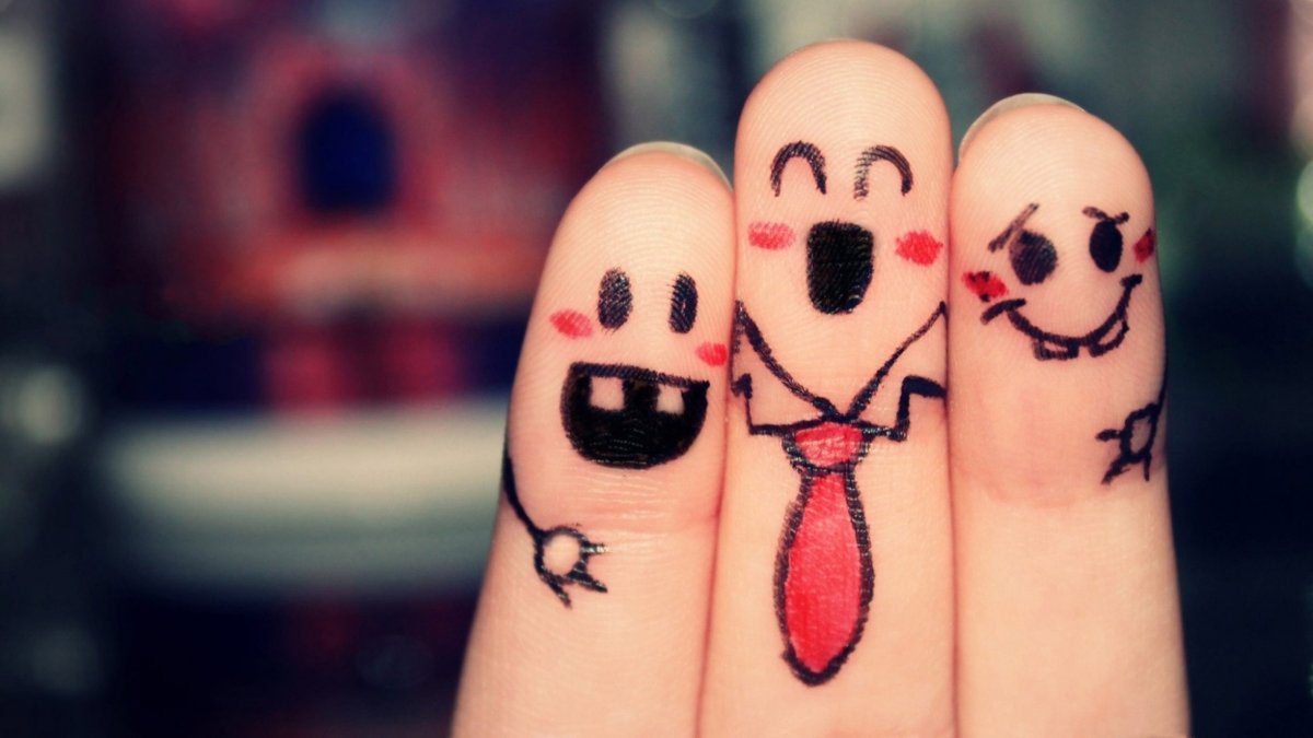 Человечек с пальцем