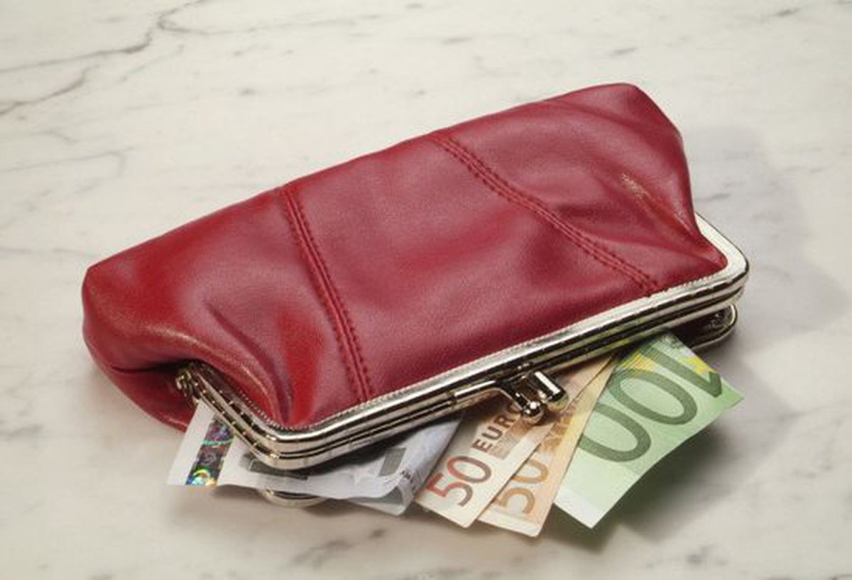 Мини кошелек из кожи