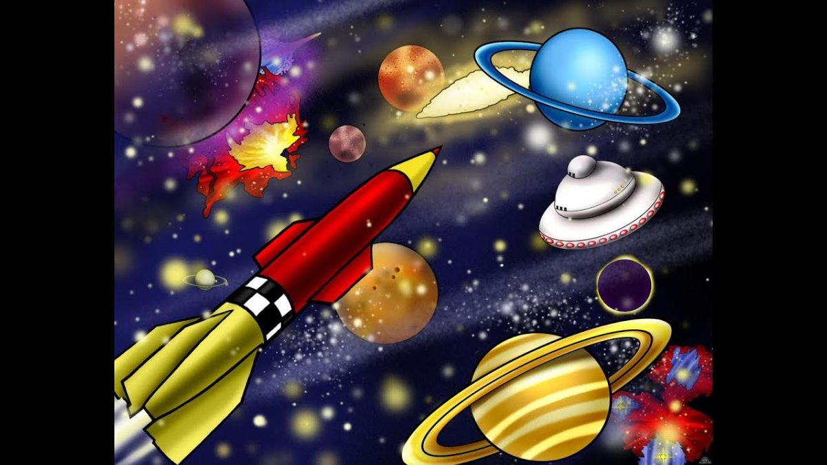 Рисунок на тему космос