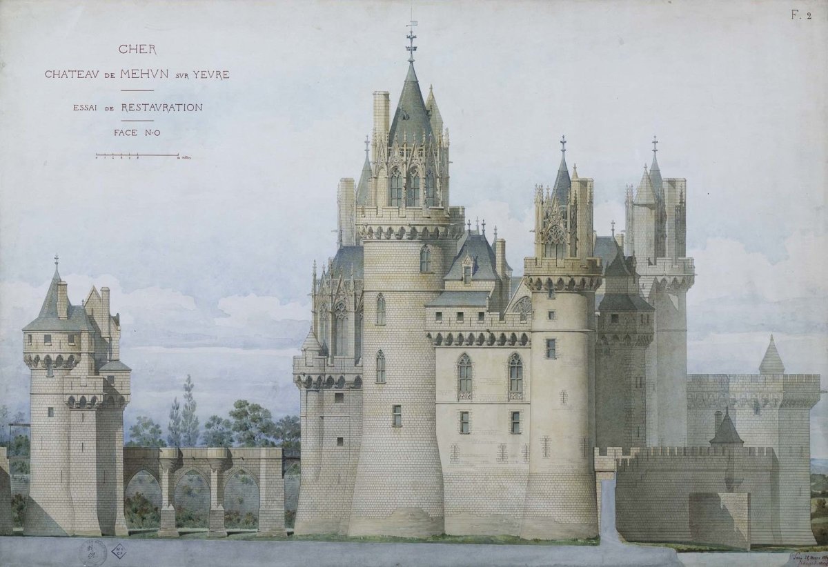 Замок Пьерфон чертежи