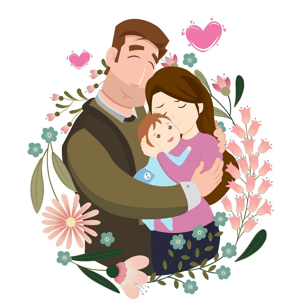 Семья мультяшные