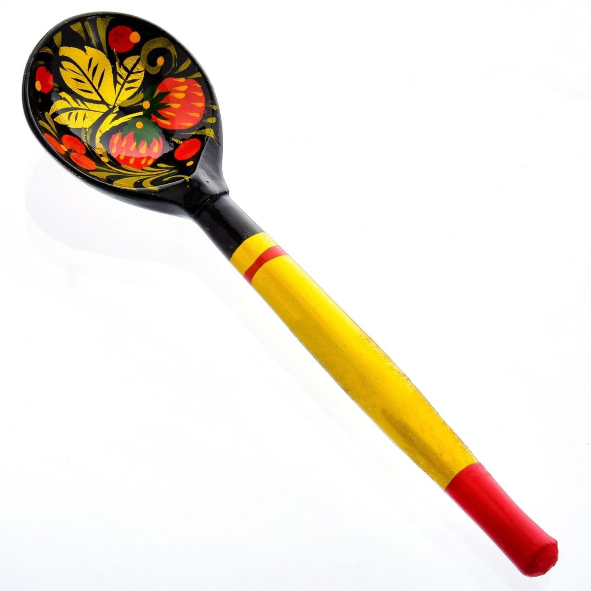 Узоры на деревянной ложке