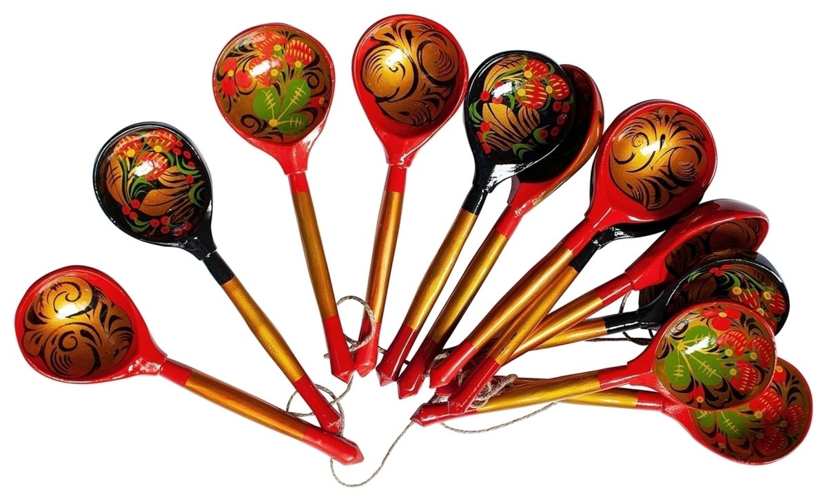 Хохлома ложка