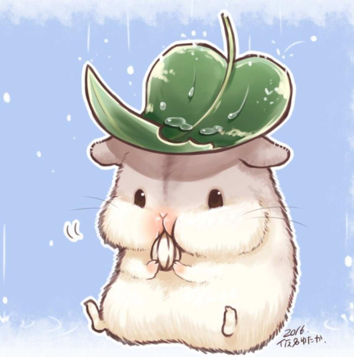 Милый хомяк арт