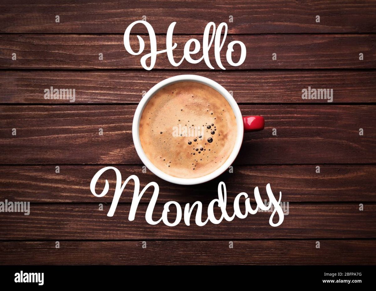 Доброе утро кофе понедельник