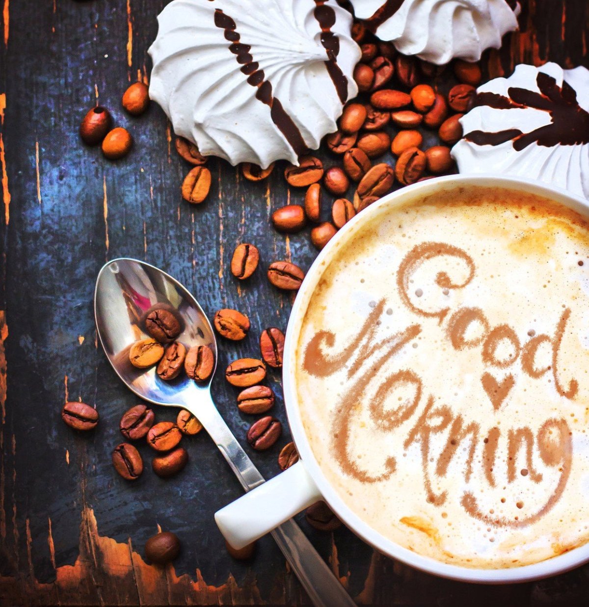 Кофе и роза