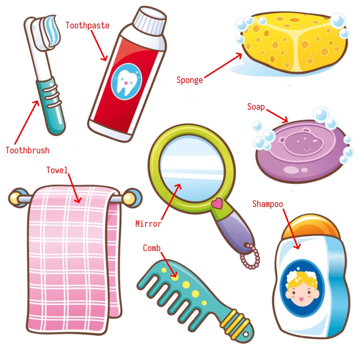 Вещи личной гигиены для детей