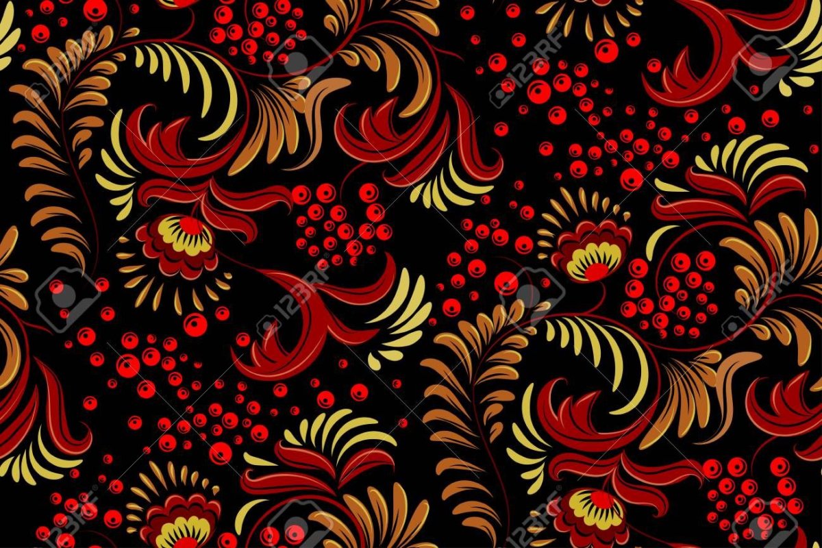 Русский узор вектор