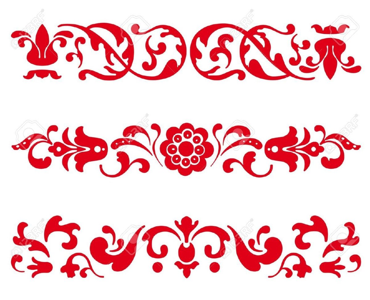 Русские узоры и орнаменты