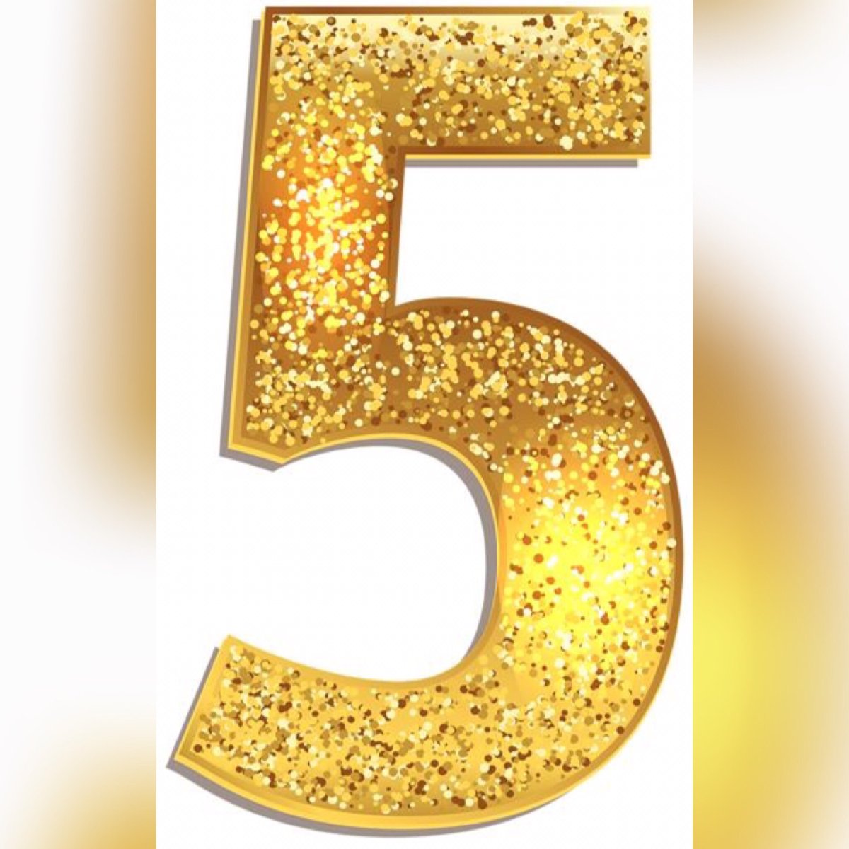 Золотистые цифры
