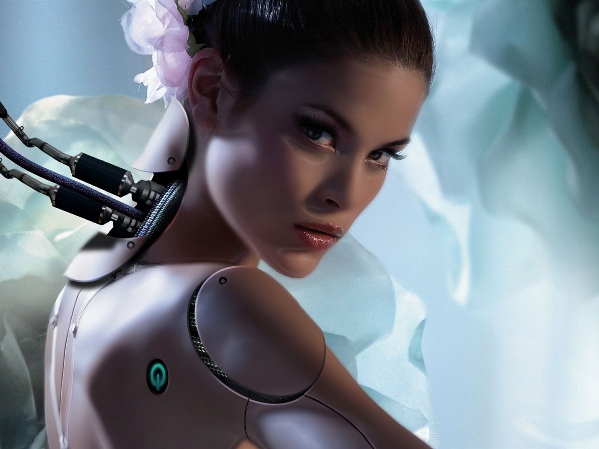 Красивый робот