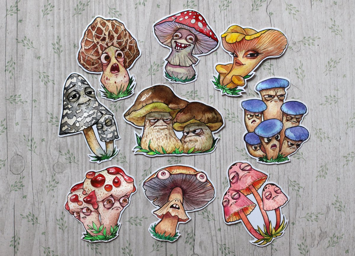 Тату грибы