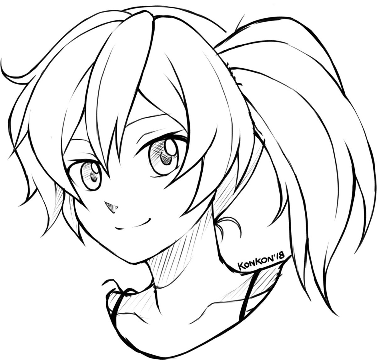 Графические рисунки аниме