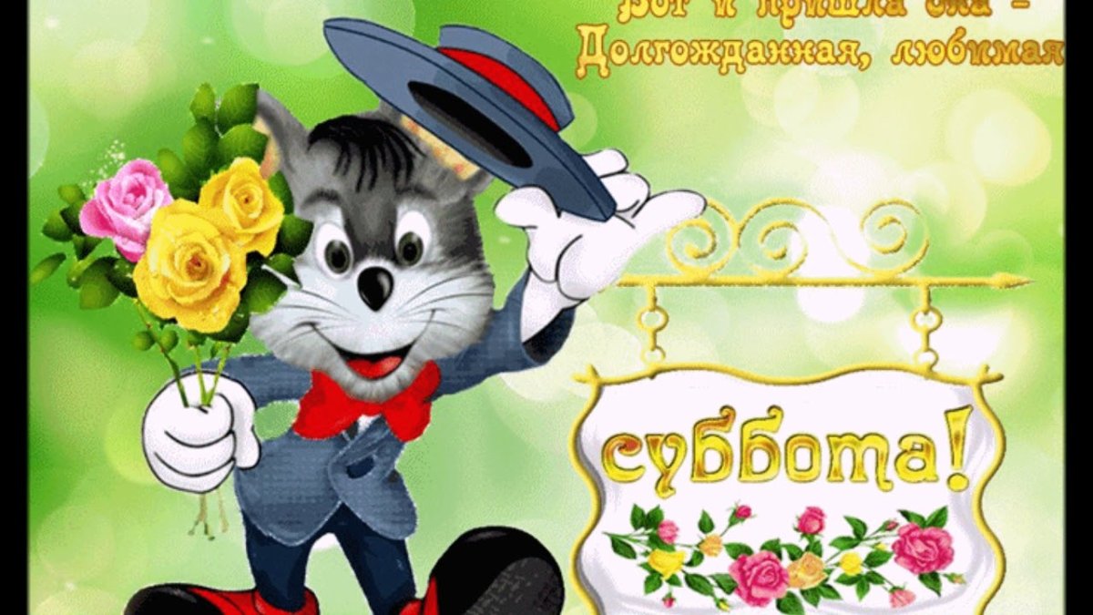 Смешные картинки про субботу