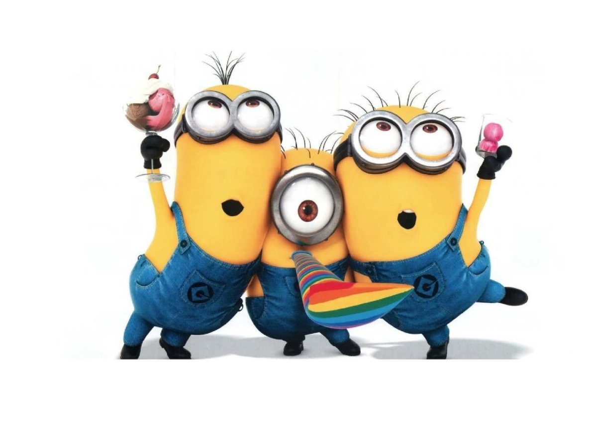 Миньон поздравляю с днем рождения 1