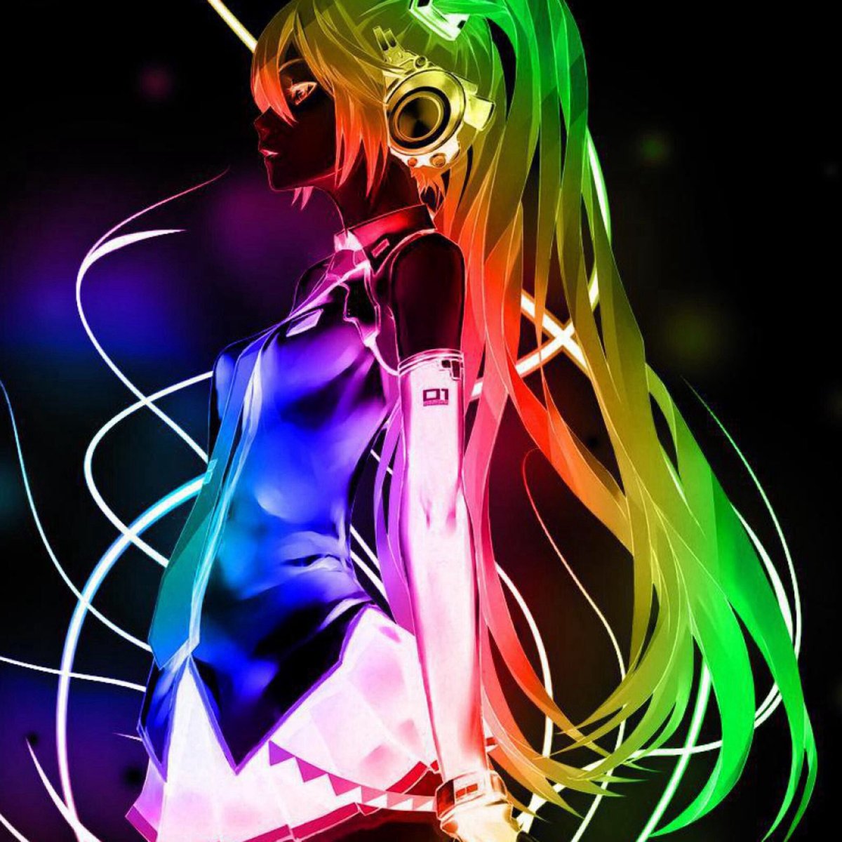 Хацуне Мику неон