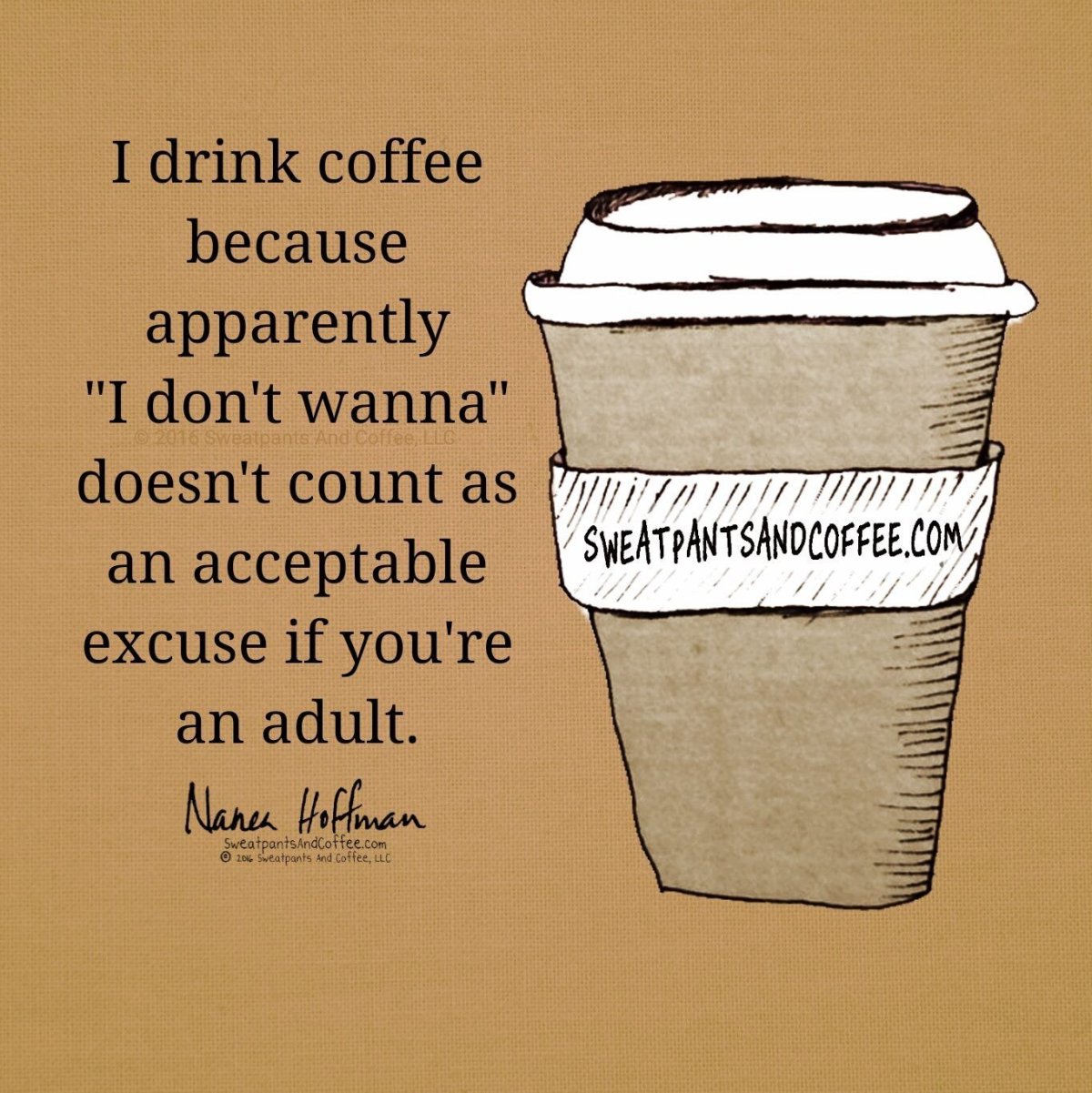 Рисунок кофе цитаты