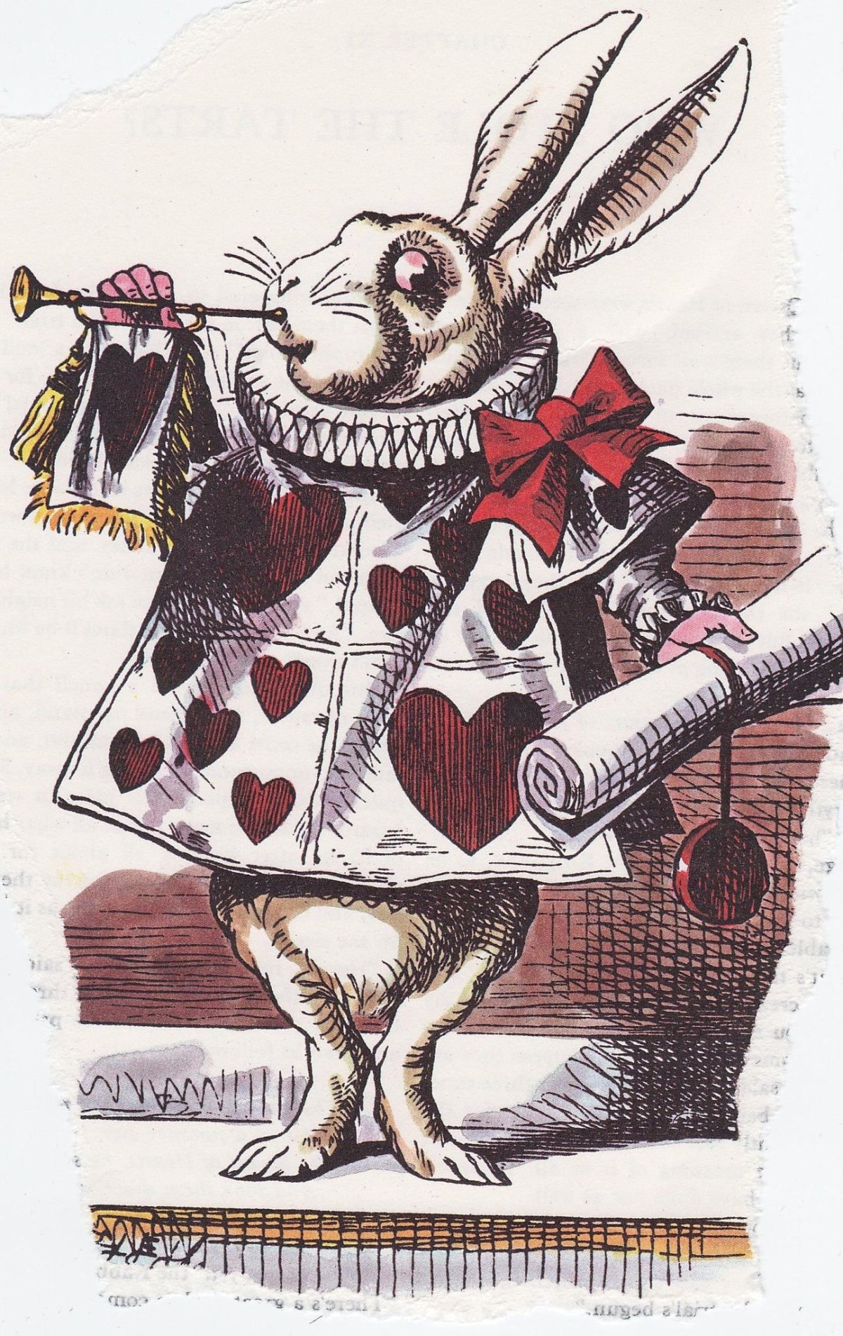 Белый кролик Алиса в стране чудес