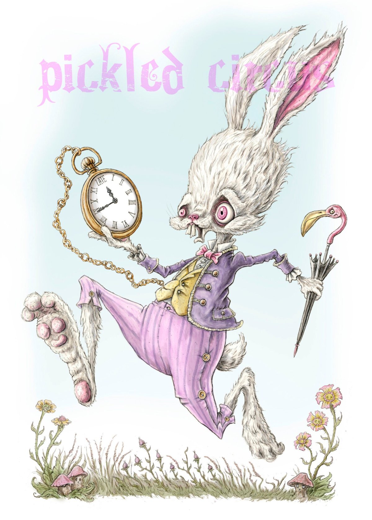 Белый кролик -Герольд от Джона Тенниела